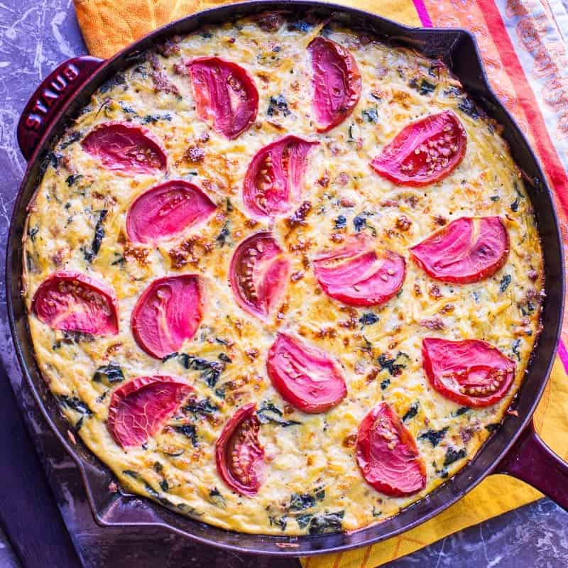 Sausage Breakfast Casserole from Daneille Wakers Celebrations Cookbook.