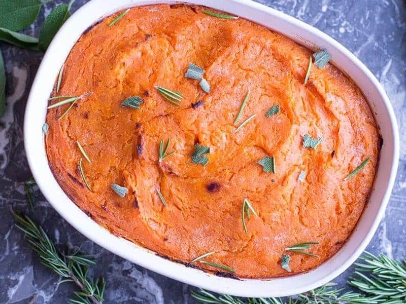 Mashed Sweet Potatoes with Orange - Foodology Geek