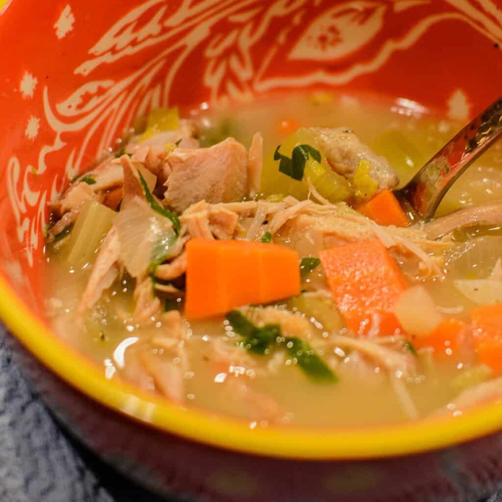 Easy Turkey Soup Recipe | Foodology Geek