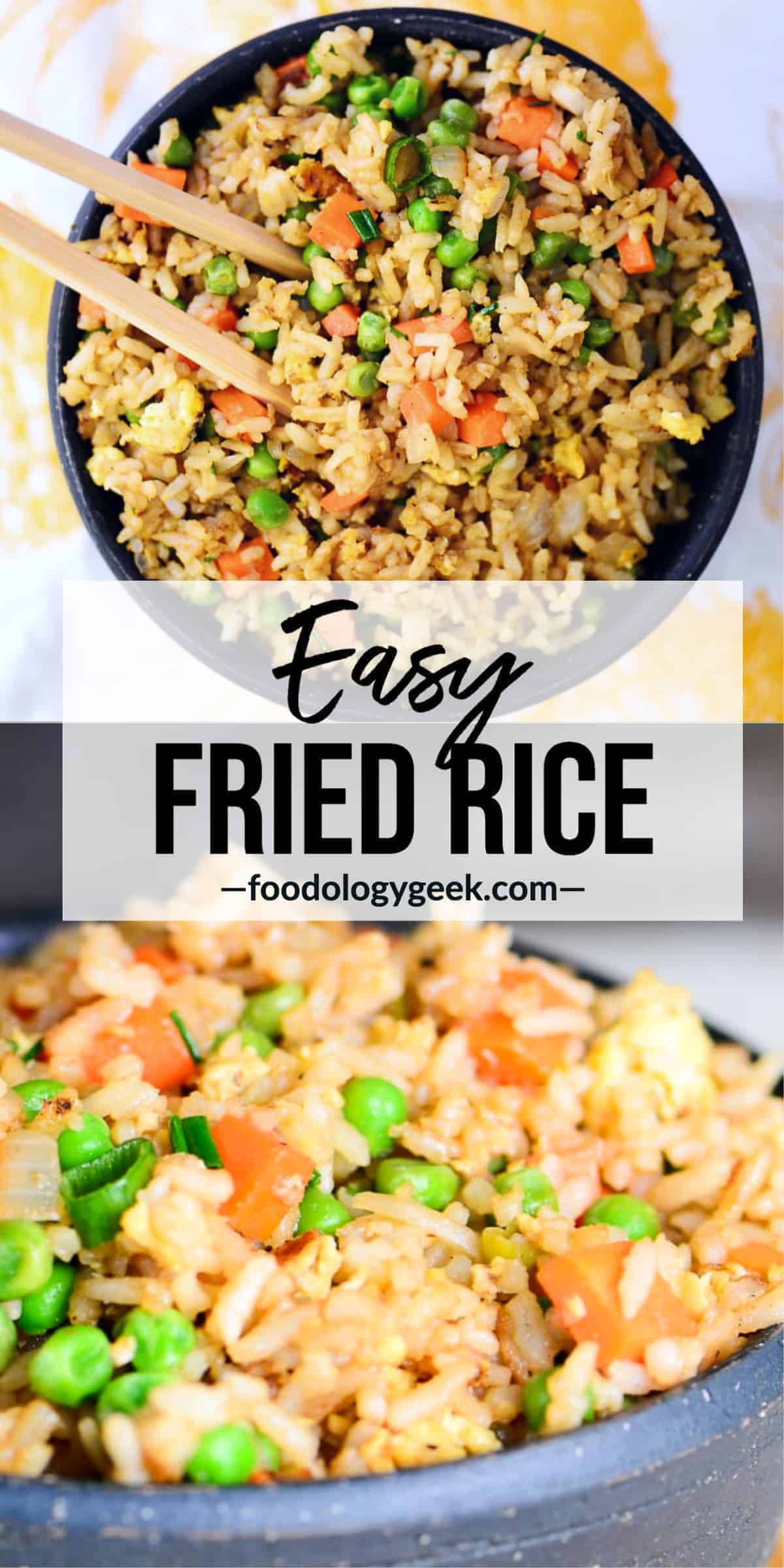 Chinese Take Out Fried Rice - Foodology Geek