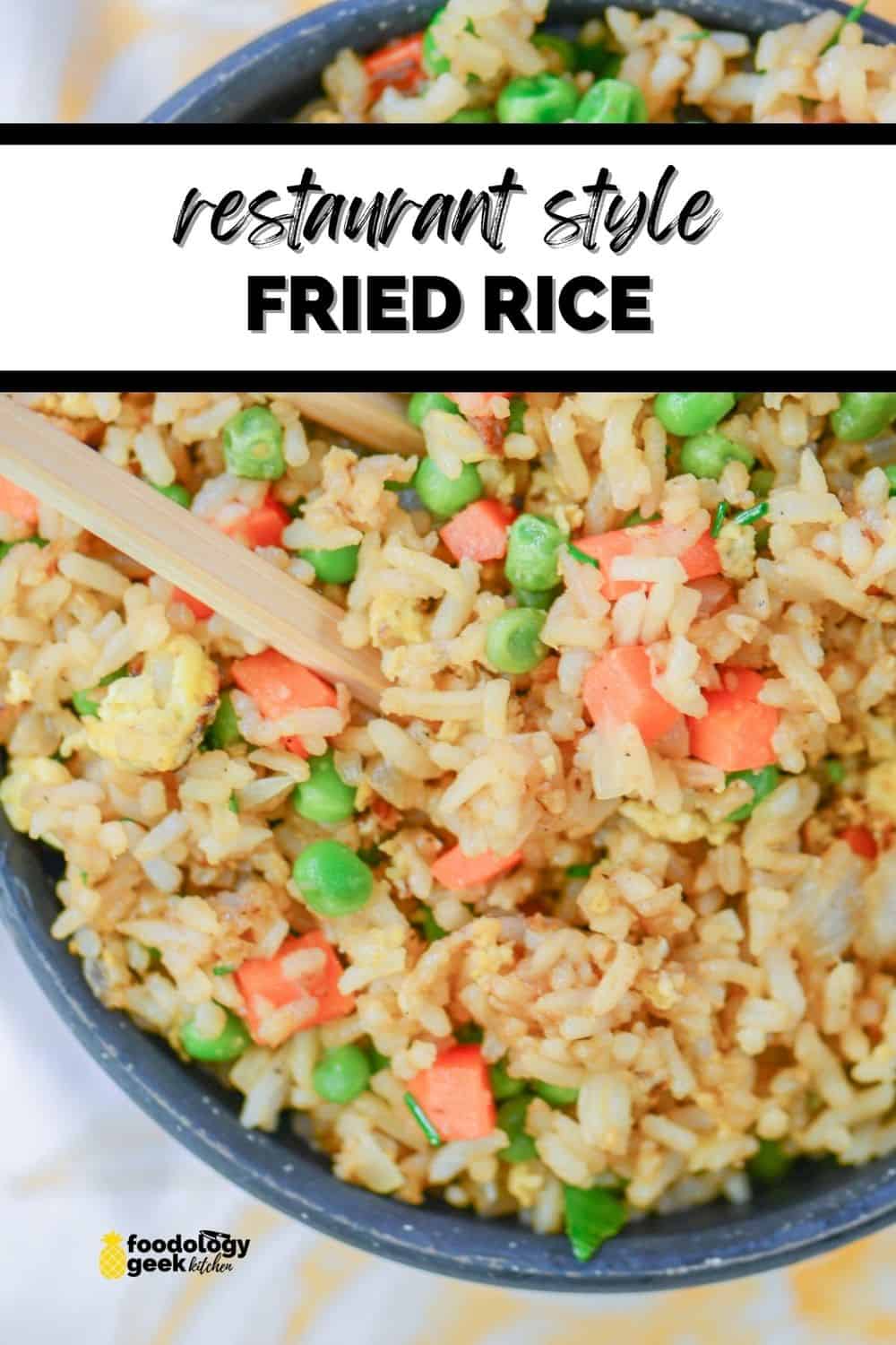 Chinese Take Out Fried Rice - Foodology Geek