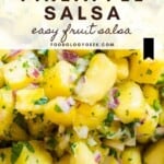 easy Pineapple Salsa pinterest pin