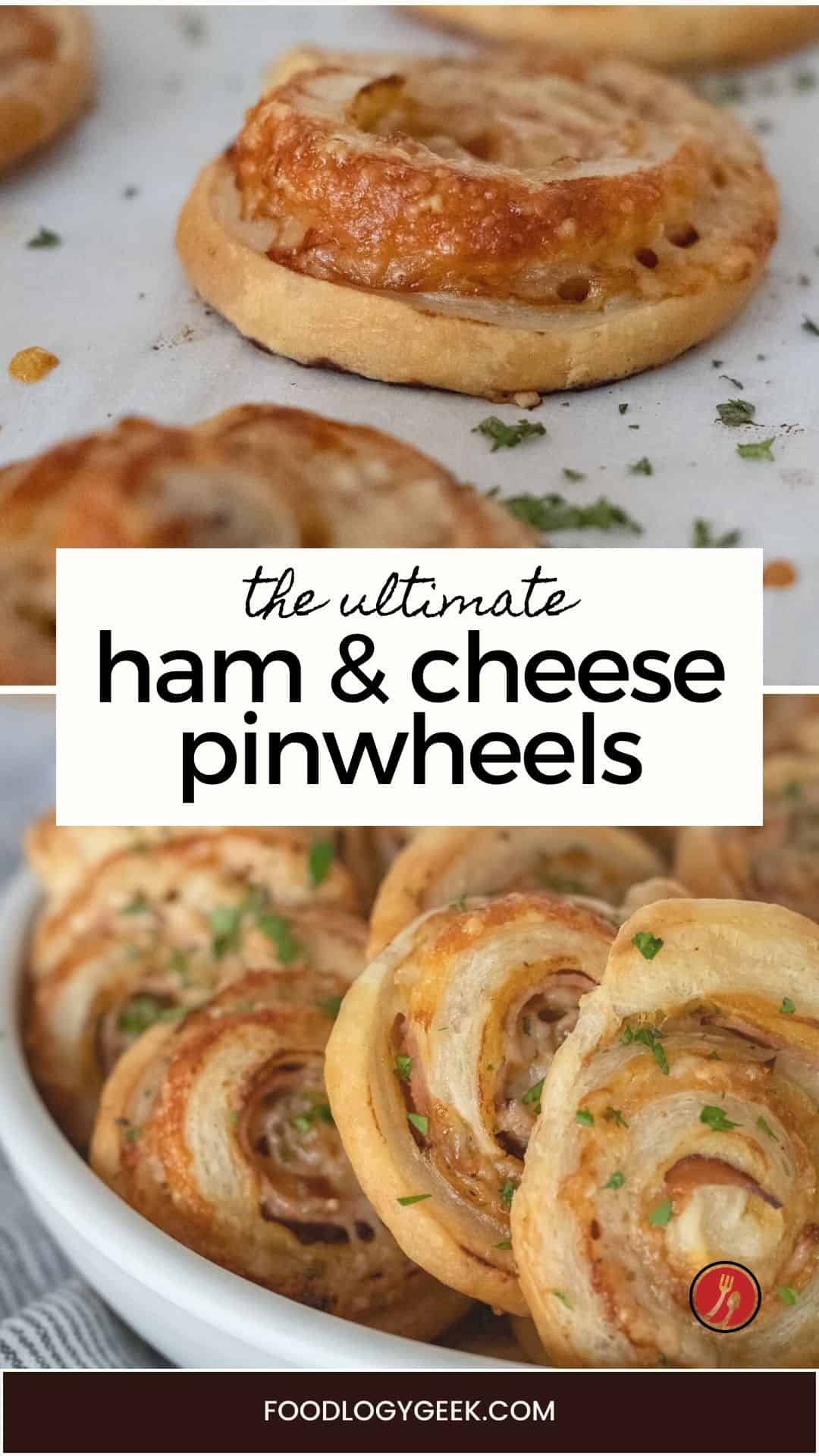 Ham and Cheese Pinwheels - Foodology Geek