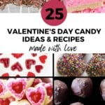 25 Valentine's Day Candy Ideas and Recipes Pinterest Pin